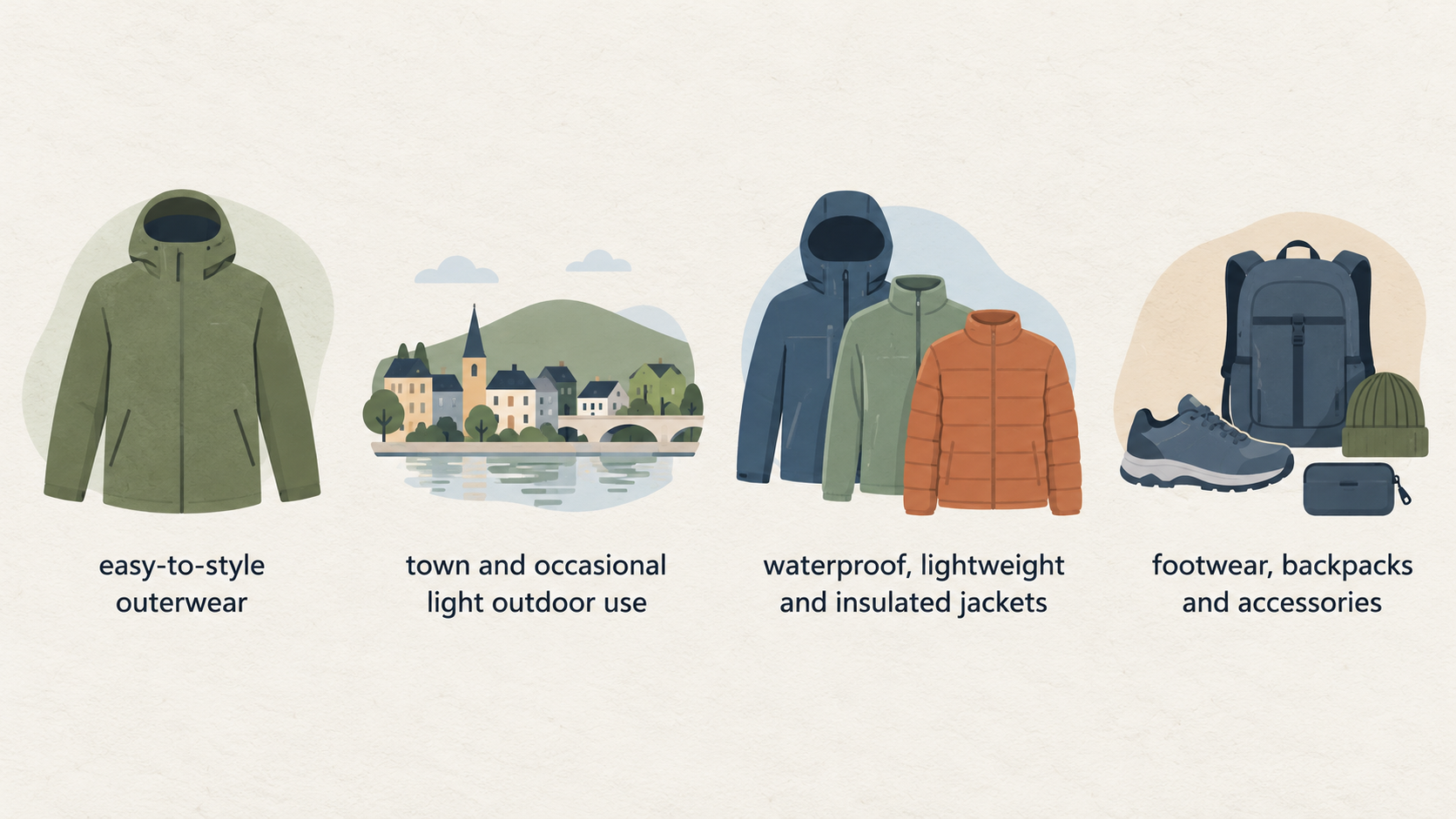 Visualize the stated Nuptse trade-off between its around-town strengths and its relative weight and lack of a hood for backcountry use.