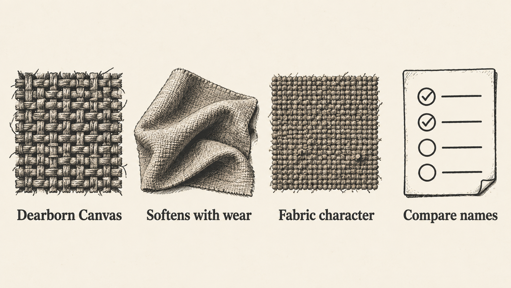 Ground the section in the official Detroit Jacket range and its stated variant vocabulary, including Regular and OG Detroit variants and seasonal, canvas and denim listings.